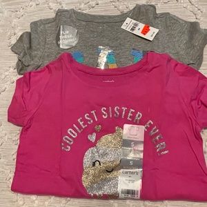 NWT Girls 5T t-shirts (2)
